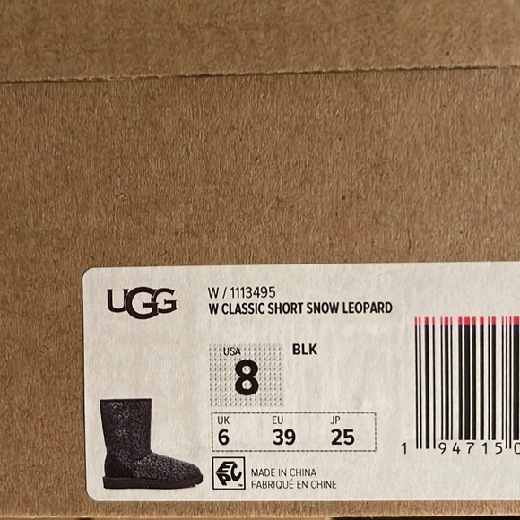 🍃🔆UGG- CLASSIC SHORT SNOW LEOPARD BOOTS🔆🍃 - Picture 14 of 14
